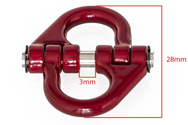 DOPPIO GANCIO AD ANELLO ARTICOLATO 28mm - Image 2
