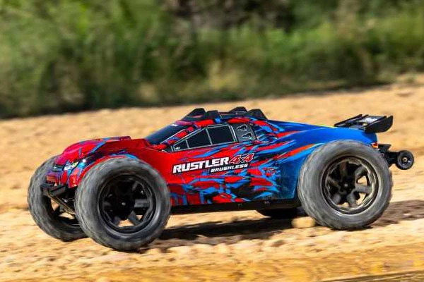 RUSTLER 4WD VX3 BRUSHLESS - RTR STADIUM TRUCK 1:10 - ROSSO - Image 10