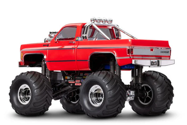 TRX-4MT CHEVROLET CHEYENNE K10 - RTR MONSTER TRUCK 1:18 - ROSSO - Image 3