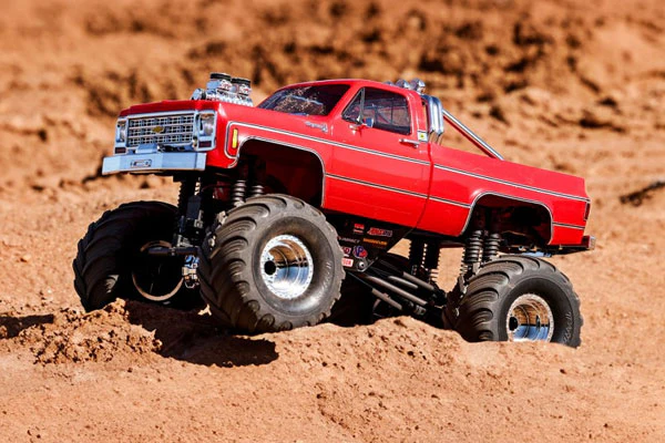 TRX-4MT CHEVROLET CHEYENNE K10 - RTR MONSTER TRUCK 1:18 - ROSSO - Image 8