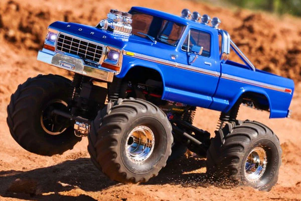 TRX-4MT FORD F150 RANGER XLT - RTR MONSTER TRUCK 1:18 - BLU - Image 7