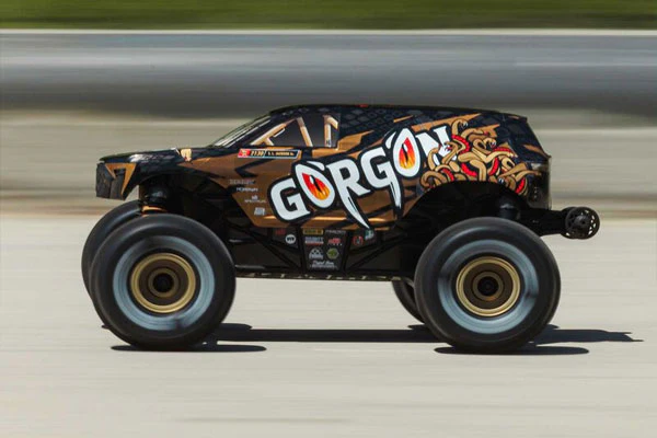 GORGON GROM BRUSHED 4X4 - RTR MONSTER TRUCK 1:16 - BRONZO - Image 15