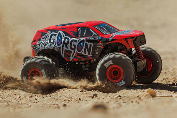 GORGON GROM BRUSHED 4X4 - RTR MONSTER TRUCK 1:16 - ROSSO - Image 12