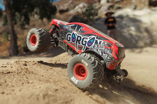 GORGON GROM BRUSHED 4X4 - RTR MONSTER TRUCK 1:16 - ROSSO - Image 13