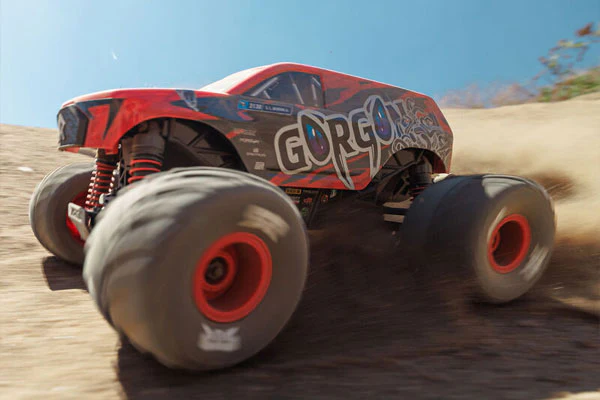 GORGON GROM BRUSHED 4X4 - RTR MONSTER TRUCK 1:16 - ROSSO - Image 14