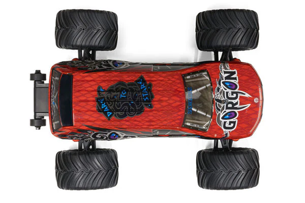 GORGON GROM BRUSHED 4X4 - RTR MONSTER TRUCK 1:16 - ROSSO - Image 6