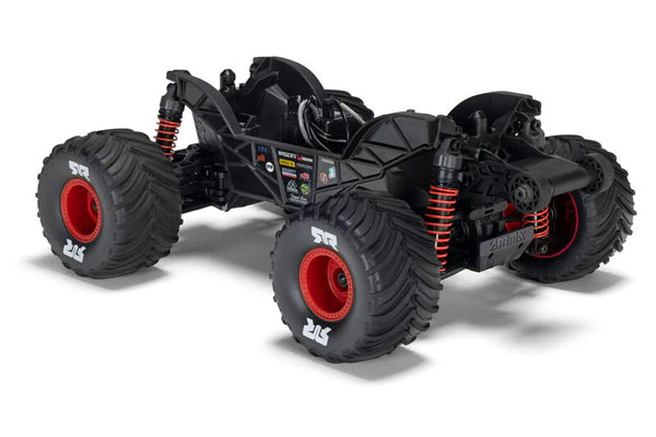 GORGON GROM BRUSHED 4X4 - RTR MONSTER TRUCK 1:16 - ROSSO - Image 7