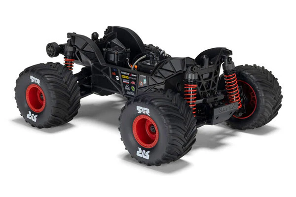 QUAKE GROM BRUSHED 4X4 - RTR MONSTER TRUCK 1:16 - ROSSO - Image 7