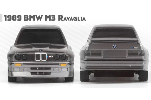 NANO TTR BMW M3 RAVAGLIA 1989 - 1:64 - ARGENTO - Image 2