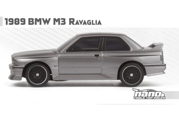 NANO TTR BMW M3 RAVAGLIA 1989 - 1:64 - ARGENTO - Image 3