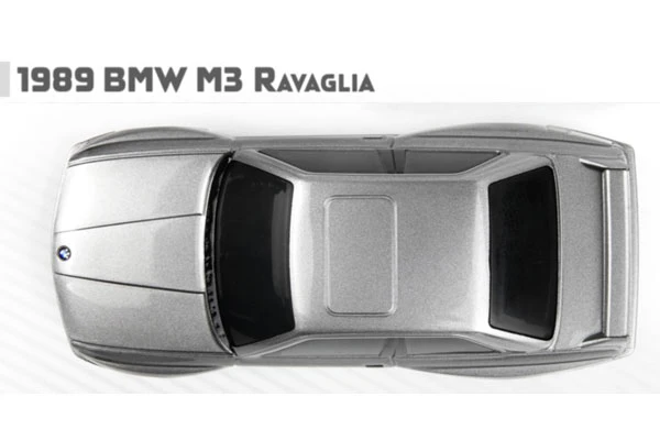 NANO TTR BMW M3 RAVAGLIA 1989 - 1:64 - ARGENTO - Image 4