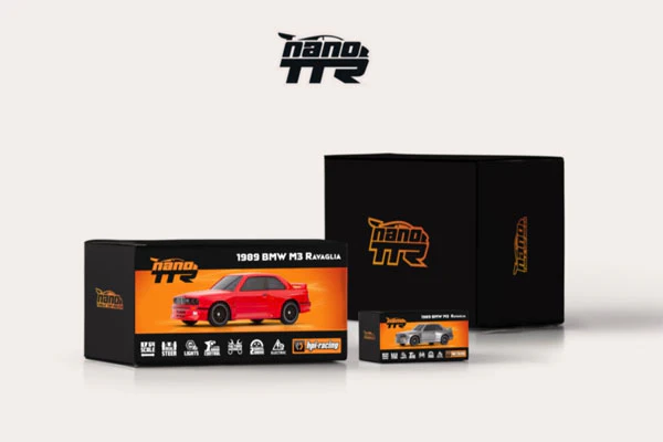 NANO TTR BMW M3 RAVAGLIA 1989 - 1:64 - ROSSO - Image 5
