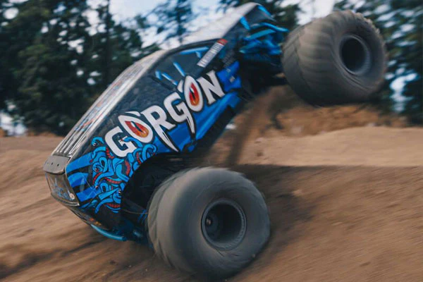 GORGON 4X2 MEGA 550 - MONSTER TRUCK 1:10 - BLU - Image 10