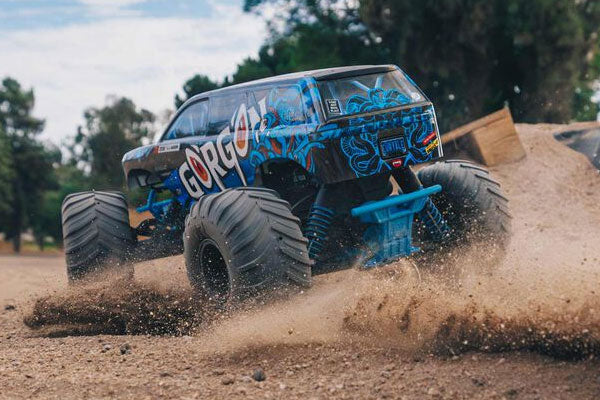GORGON 4X2 MEGA 550 - MONSTER TRUCK 1:10 - BLU - Image 13