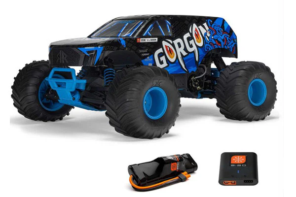 GORGON 4X2 MEGA 550 - RTR MONSTER TRUCK 1:10 - BLU