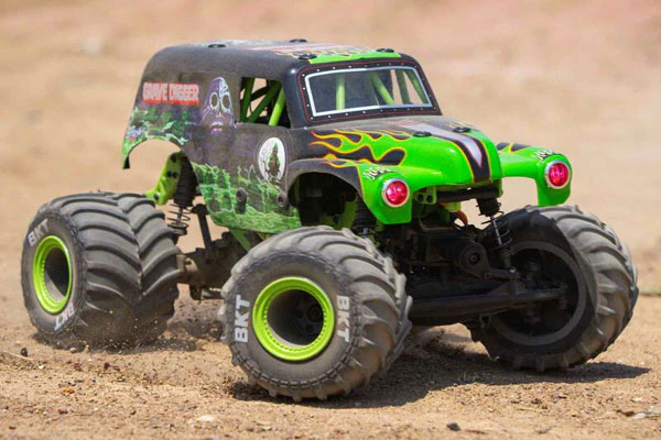 MINI LMT 4X4 BRUSHED - GRAVE DIGGER - RTR MONSTER TRUCK 1:18 - Image 10