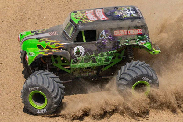 MINI LMT 4X4 BRUSHED - GRAVE DIGGER - RTR MONSTER TRUCK 1:18 - Image 11
