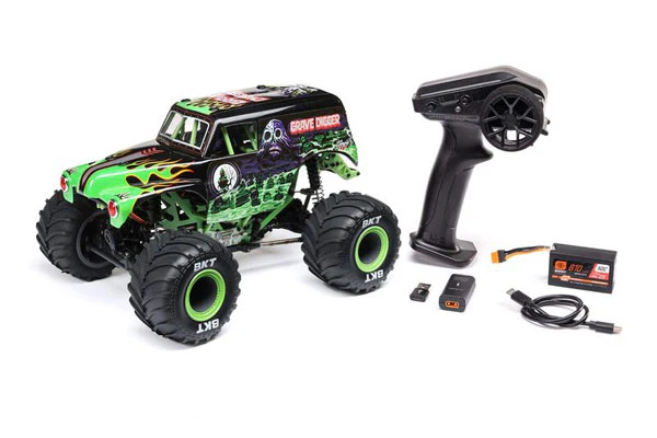 MINI LMT 4X4 BRUSHED - GRAVE DIGGER - RTR MONSTER TRUCK 1:18 - Image 13