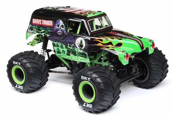 MINI LMT 4X4 BRUSHED - GRAVE DIGGER - RTR MONSTER TRUCK 1:18 - Image 3