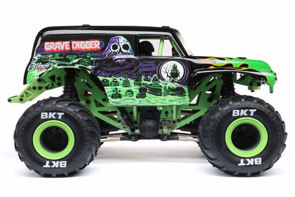 MINI LMT 4X4 BRUSHED - GRAVE DIGGER - RTR MONSTER TRUCK 1:18 - Image 4