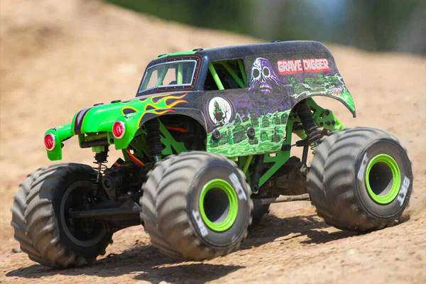 MINI LMT 4X4 BRUSHED - GRAVE DIGGER - RTR MONSTER TRUCK 1:18 - Image 9