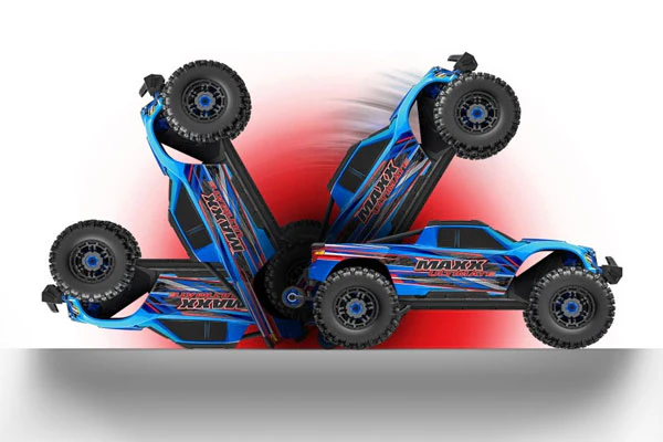 MAXX ULTIMATE EDITION VXL-4S - RTR MONSTER TRUCK 1:10 - BLU - Image 4