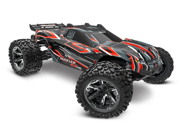 RUSTLER 4WD VXL-3S EXTREME HD TSM TQI - RTR MONSTER TRUCK 1:10 - ROSSO