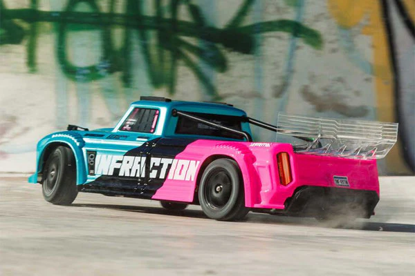 INFRACTION 223S DSC 4X4 - RTR ON-ROAD 1:8 - VERDE ACQUA/ROSA - Image 11