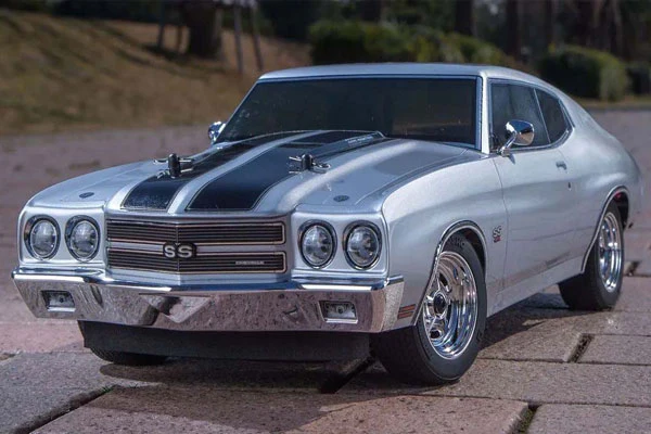 FAZER MK2 L - CHEVY CHEVELLE SS454 1970 - RTR ON-ROAD 1:10 - ARGENTO - Image 5