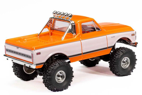 SCX24 CHEVROLET C10 4WD 1967-1972- RTR ROCK CRAWLER 1:24 - ORANGE - Image 4