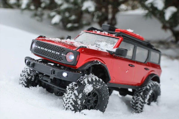 SCX24 FORD BRONCO 2021 - RTR SCALER 1:24 - ROSSO - Image 8