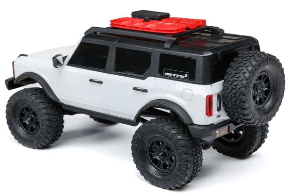 SCX24 FORD BRONCO 4X4 BRUSHED + BATTERIA E CARICABATTERIA - RTR SCALER 1:24 - BIANCO - Image 3