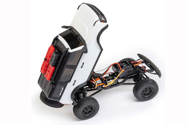 SCX24 FORD BRONCO 4X4 BRUSHED + BATTERIA E CARICABATTERIA - RTR SCALER 1:24 - BIANCO - Image 7