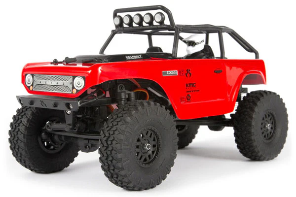 SCX24 DEADBOLT 4X4 - RTR ROCK CRAWLER 1:24 - ROSSO