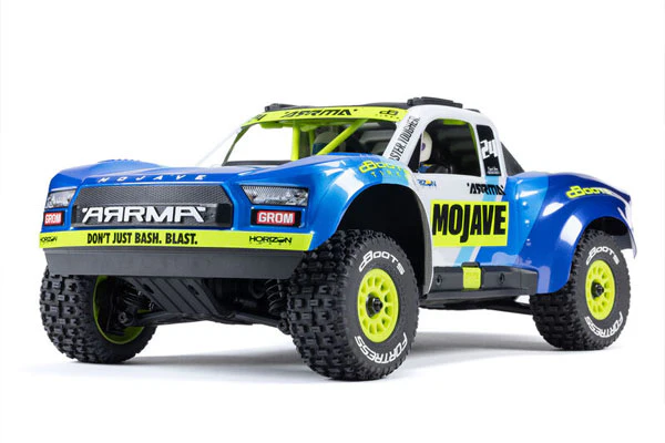 MOJAVE GROM MEGA 380 4X4 - RTR SHORT COURSE 1:16 - BLU/BIANCO