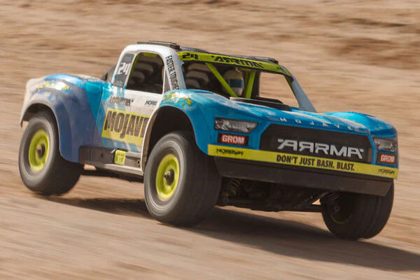 MOJAVE GROM MEGA 380 4X4 - RTR SHORT COURSE 1:16 - BLU/BIANCO - Image 13