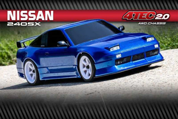 4-TEC 2.0 DRIFT NISSAN 240SX VX3 BRUSHLESS  - RTR ON-ROAD 1:10 - BLU - Image 13