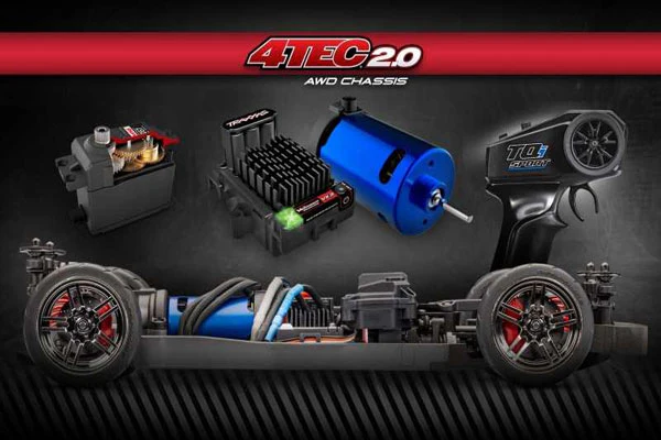 4-TEC 2.0 DRIFT TELAIO BL3S BRUSHLESS - RTR ON-ROAD 1:10 - Image 6