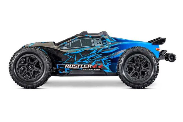 RUSTLER 4WD VX3 BRUSHLESS - RTR STADIUM TRUCK 1:10 - BLU - Image 3
