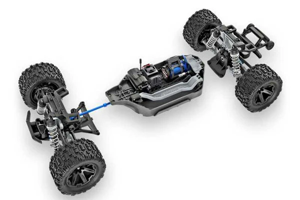 RUSTLER 4WD VX3 BRUSHLESS - RTR STADIUM TRUCK 1:10 - BLU - Image 6