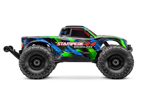 STAMPEDE 4WD VX3 BRUSHLESS - RTR MONSTER TRUCK 1:10 - VERDE - Image 3