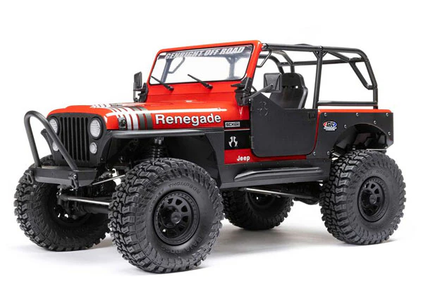 SCX10 III JEEP CJ-7 4X4 BRUSHED - RTR CRAWLER 1:10 - RED