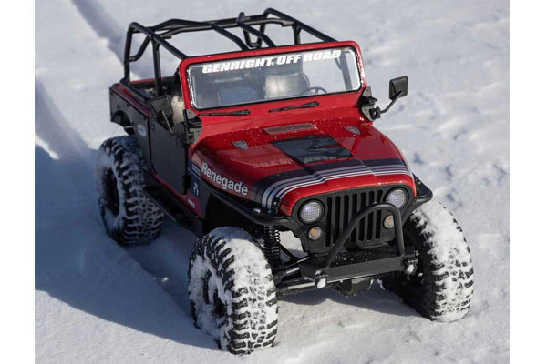 SCX10 III JEEP CJ-7 4X4 BRUSHED - RTR CRAWLER 1:10 - RED - Image 13