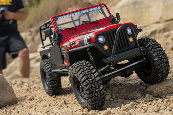 SCX10 III JEEP CJ-7 4X4 BRUSHED - RTR CRAWLER 1:10 - RED - Image 14