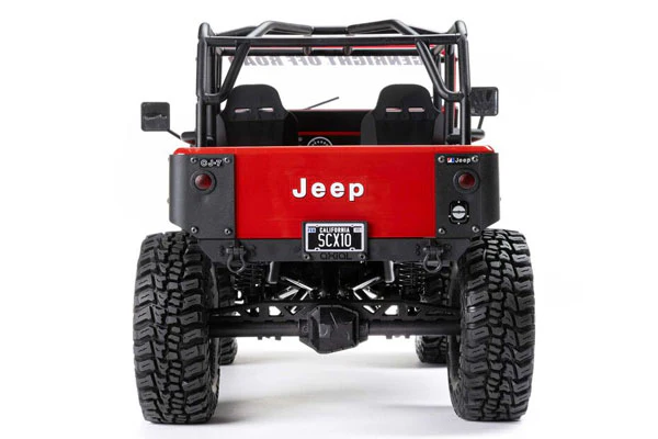 SCX10 III JEEP CJ-7 4X4 BRUSHED - RTR CRAWLER 1:10 - RED - Image 4