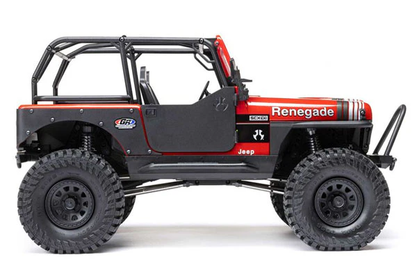 SCX10 III JEEP CJ-7 4X4 BRUSHED - RTR CRAWLER 1:10 - RED - Image 7