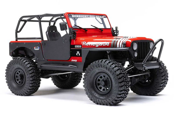 SCX10 III JEEP CJ-7 4X4 BRUSHED - RTR CRAWLER 1:10 - RED - Image 8