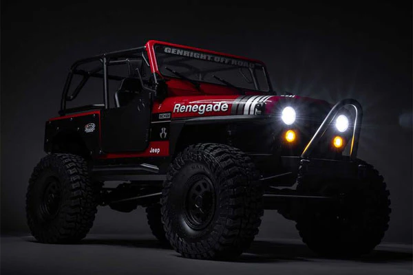 SCX10 III JEEP CJ-7 4X4 BRUSHED - RTR CRAWLER 1:10 - RED - Image 9