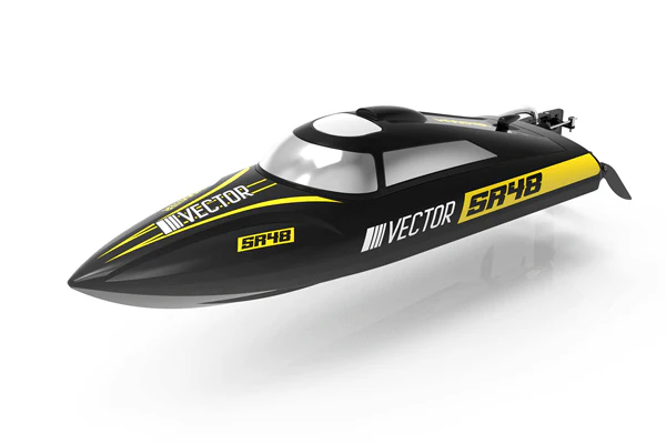 VECTOR SR48 BRUSHLESS 3S - RTR MOTOSCAFO - BLACK/YELLOW