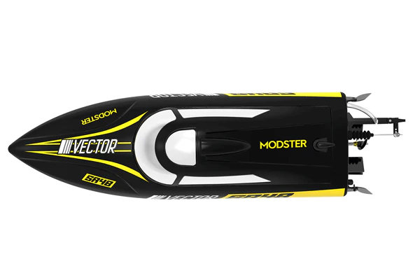VECTOR SR48 BRUSHLESS 3S - RTR MOTOSCAFO - BLACK/YELLOW - Image 3